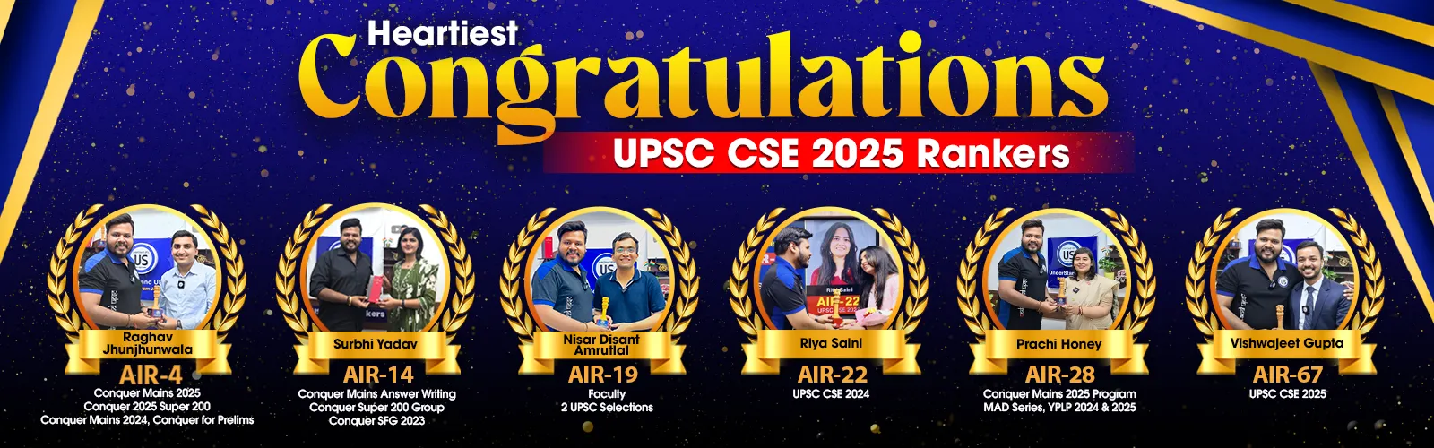 UPSC CSE 2025 Rankers
